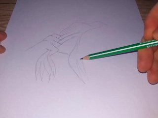 Anime girl is fucked hard by holding her hair