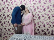 Preview 3 of Beautiful Pakistani Bride Girl Marriage First Night Sex