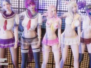 Preview 6 of [MMD] Badkiz - Come Closer Sexy Kpop Dance Ahri Akali Seraphine Kaisa Evelynn League Of Legends KDA