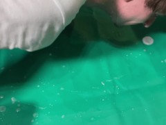 I spit on the floor and make the slave lick my nectar!