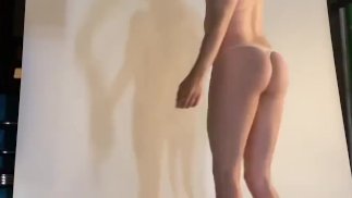 Dicker Twerking beim Fotoshooting