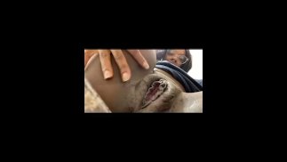 Ebony teen masturbates in public restroom | TheCookieSwirl