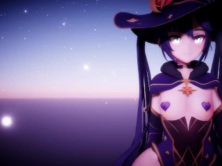 MMD R18 Genshin Impact Mona 性感步行