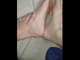 Long nails toes Fetish on foots, 300 mb