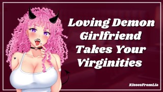 Erotic Audio Roleplay Loving Demon Girlfriend Takes Your Virginities