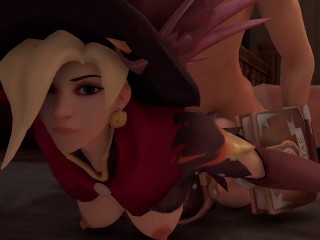 Трансляция игры - Fuck Witch Mercy - Сцены секса