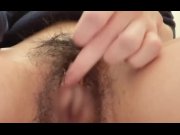 Preview 6 of Urination and clit masturbation at the company.