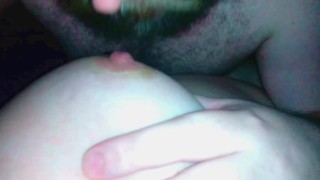 Sucking My Wife's Breast Real Amateur Homemade