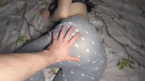 [POV] despierta👋🏻 el seductor culo de la hermanastra - MAMADA AMATEUR