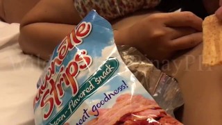 EATING CHIPS AND SUCKS MY COCK Dry- VIRAL