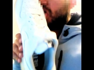 Loser Making Love with his Str8 Friend's Sneakers