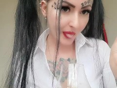 Sweet and delicious apple spit for the dirty boy. Open your mouth and enjoy a cocktail