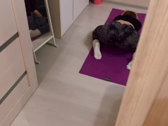 Video Step Daddy Spy Fucked Tight Cute Pussy After Workout