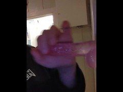 sucking dildo for the first time