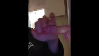 sucking dildo for the first time