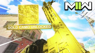GOLD CAMO UNLOCKED in Modern Warfare 2! (How To Unlock Gold Camo in MW2)