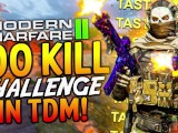 Modern Warfare 2: 1 MAN GETS ALL 100 ELIMINATIONS IN TEAM DEATHMATCH! (MW2 One Man Army Challenge)