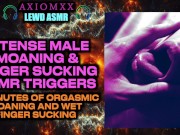 Preview 1 of (LEWD ASMR) 10 Minutes of Deep Male Moaning & Finger Sucking - Erotic Ambience Triggers