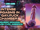(LEWD ASMR AMBIENCE) Gay Rough Fuck Orgasm Sex Chamber - Male Moaning Drenched in Reverb