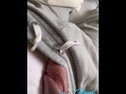 Preview 5 of Grey Sweatpants Joggers Fuck Swallowing Pre Cum