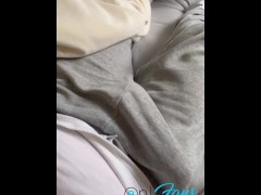 Grey Sweatpants Joggers Fuck Swallowing Pre Cum