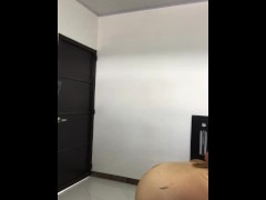 He filmed me very horny for my gym instructor