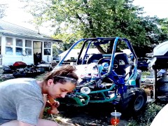 Riding my go-kart - Screenshot 5 of 16 - Pink Lil Pussy