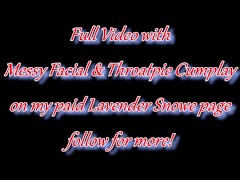 HUGE FACIAL! Genshin Impact Mona Gives You the HOTTEST Blowjob! Sloppy Deepthroat Cum Covered Finale