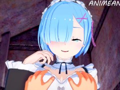 Video Fucking Rem and Ram from Re:Zero with Many Creampies - Anime Hentai 3d Compilation