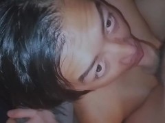 Skinny 18 Year Old Twink Gags & Breeds Asian Bottom Raw