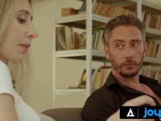 JOYMII - Pervert Teacher Dirty Fucks His 18yo Student In The College Library screenshot number 1