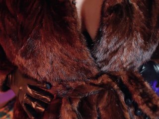 FUR FETISH Video: Beautiful Mistress Tease and Seduce.ASMR and JOI. Arya_Grander.