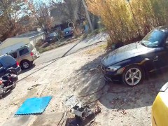 Cleaning out the truck