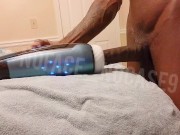 Preview 4 of 2 cumshots Testing out my new sex toy