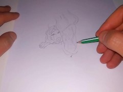 A huge dick enters the narrow pussy of an Asian woman