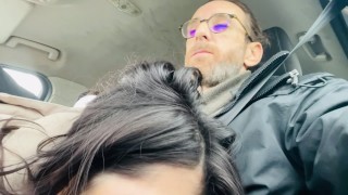 Sucking On My Man As He Drives Us Home Avoiding Tolls And Cops