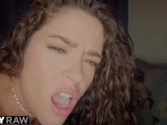 TUSHYRAW Anal-hungry kinky brunette goes ass to mouth