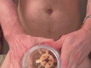 Preview 4 of Moaning while cumming in Fleshlight