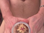 Preview 5 of Moaning while cumming in Fleshlight