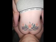 Preview 3 of She Cought me wanking then rode me and made me cum in her mouth