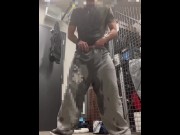 Preview 5 of Locker room piss while I still can