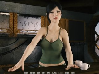 3d game, butt, big tits, babe