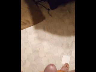 Bathroom Quickie BIG CUMSHOT