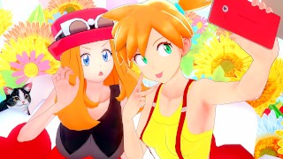 Many Sexy Pokemon Trainer Girls Got Seduced by your Enormous Pokeballs - Anime Hentai 3d Compilation