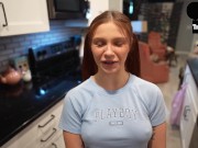 Preview 1 of 2 Braceface Teens Suck Me Up After A Night Out 😈🥵😋 Porn Vlog Ep 7