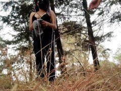 Video girlfriend lures me into the woods and begs for my cock