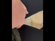 Preview 1 of Public masturbation at gym you can hear how wet my pussy is.