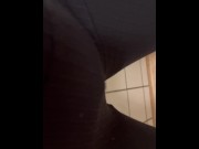Preview 6 of Public masturbation at gym you can hear how wet my pussy is.