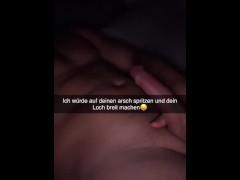 German Gym Girl wants to fuck old friend on Snapchat