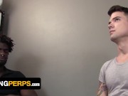 Preview 4 of Muscular Officer Devin Trez Fucks Tattooed Baddie Dakota Payne's Tight White Asshole - YoungPerps